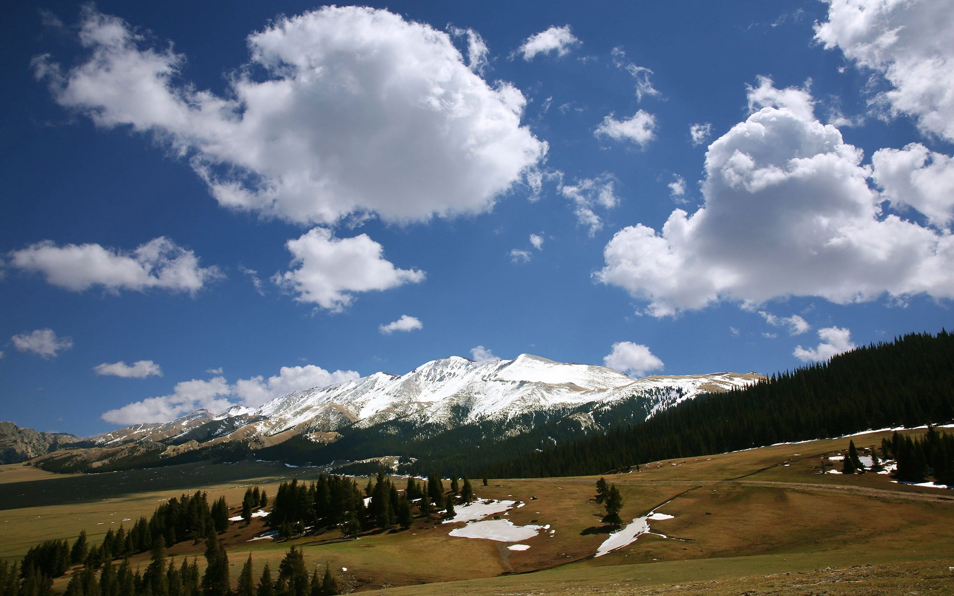 风景,自然风光,雪山,蓝天,白云,风景大片