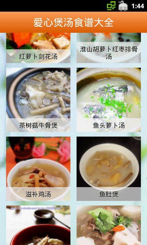 爱心煲汤食谱大全截图3