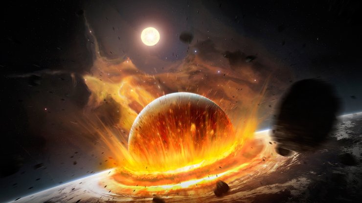 安卓创意 星空 流星 陨石手机壁纸