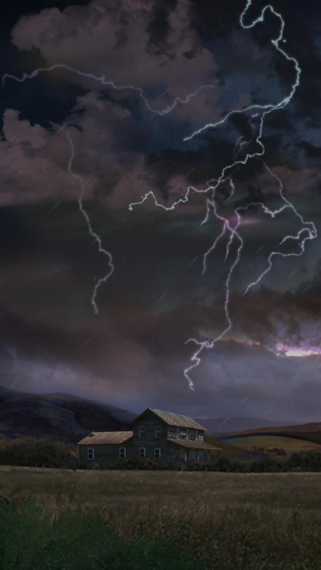 雷雨天气主题动态壁纸